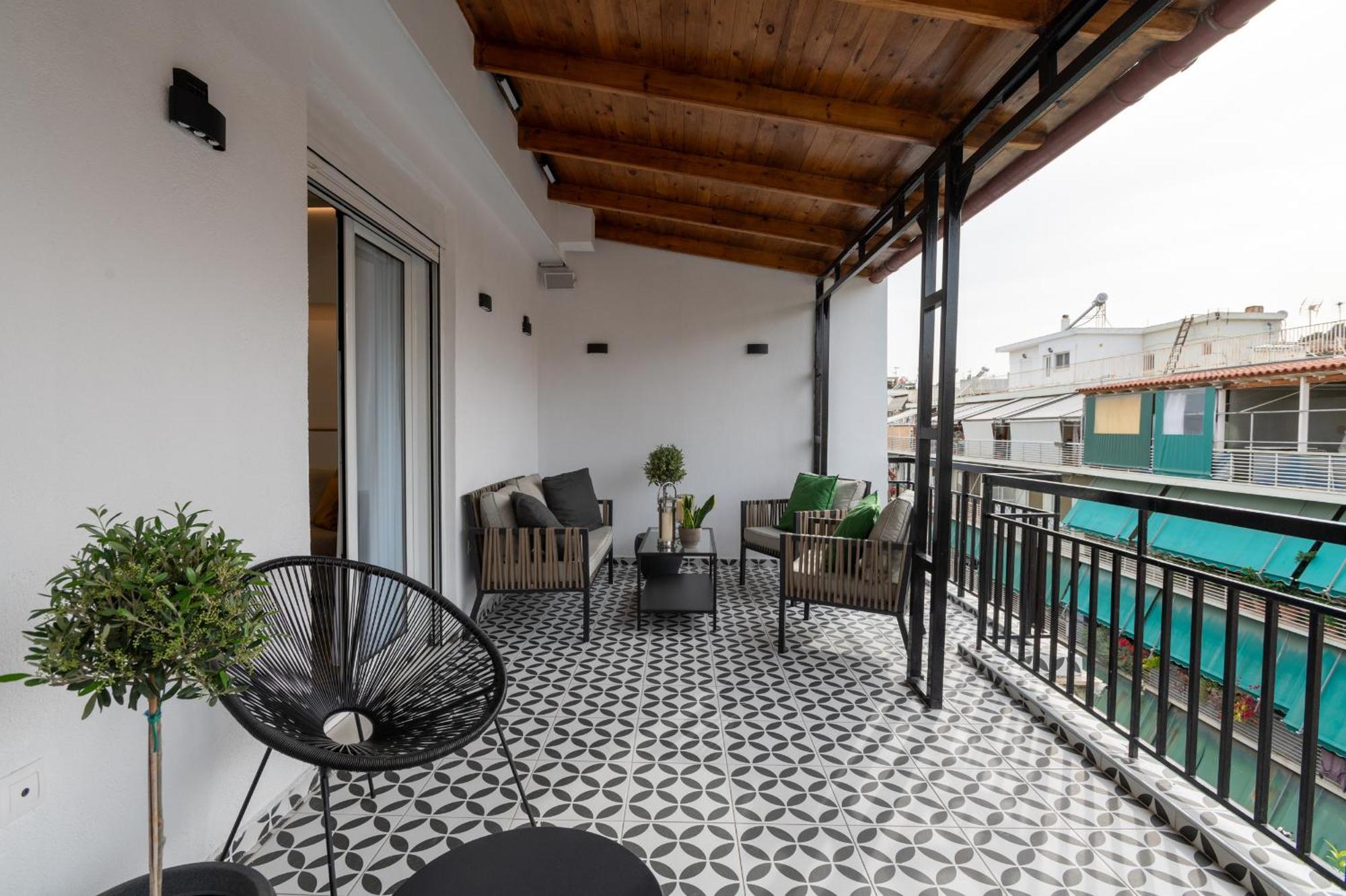 דירות אתונה Acropolis Golden View Penthouse מראה חיצוני תמונה